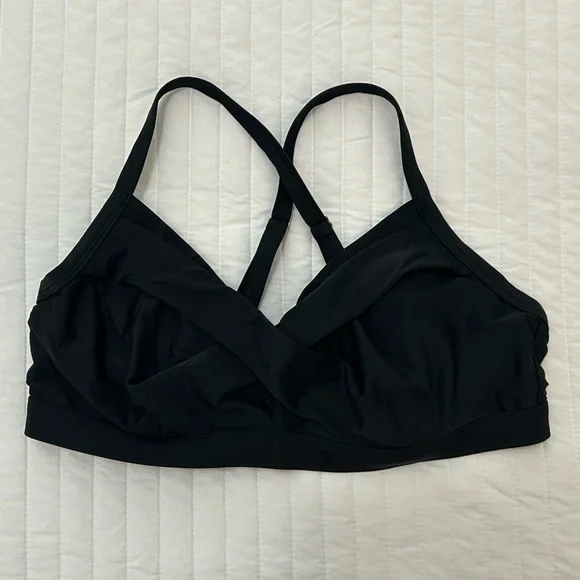 Athleta twist front bikini top with underwire 36D/DD - Picture 1 of 6